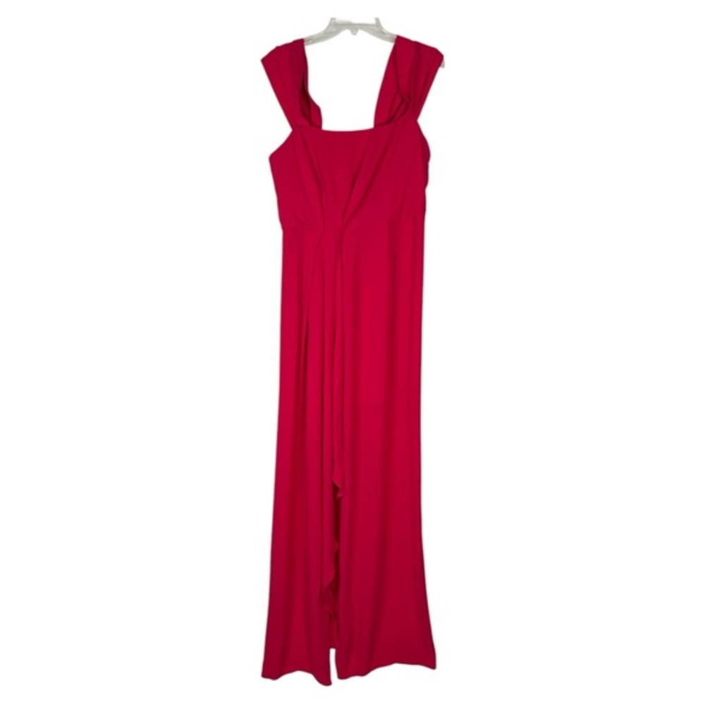 HALSTON HERITAGE NWT WOMEN’S RASPBERRY JUMPSUIT SZ 12